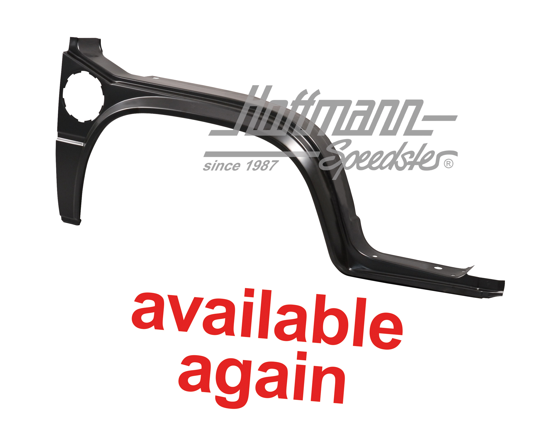 Knee piece, complete, Bus T3 (except Syncro), right, Top Quality | 251 809 244 B | 390-0126-02