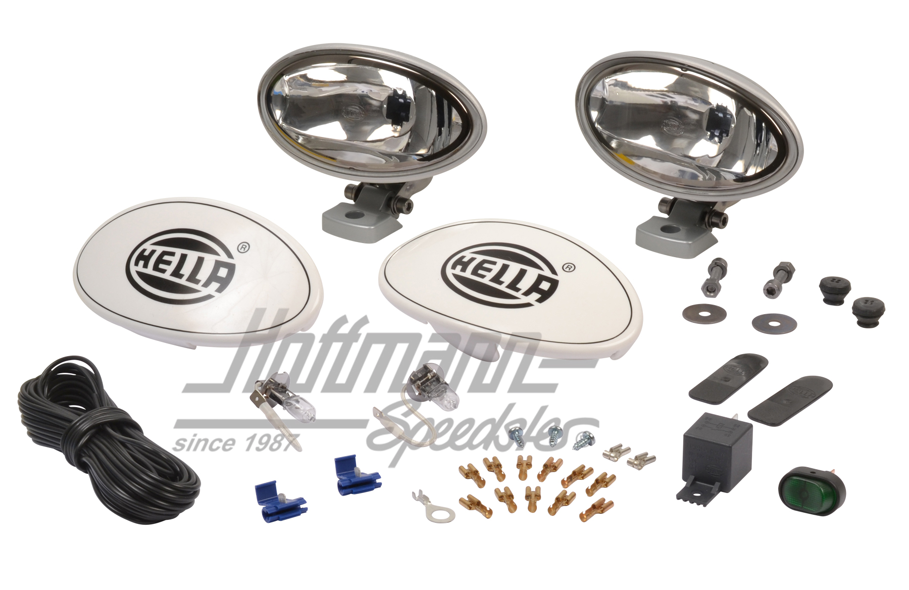 High-beam headlight, Comet FF 100, Hella | 1FA 007 891-841 | 190-4024