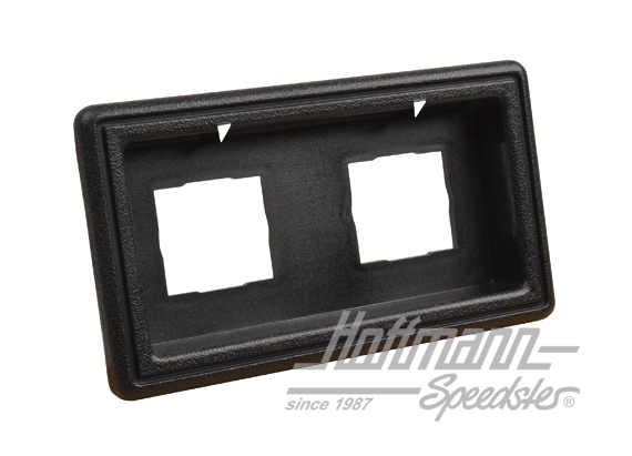 Cover, air conditioning switch, black                                                               