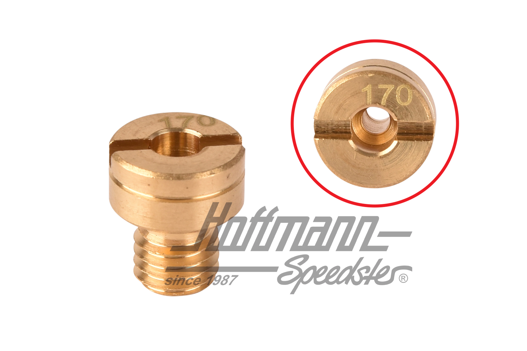 Main jet, carburetor, 170 |  | 020-3193-40