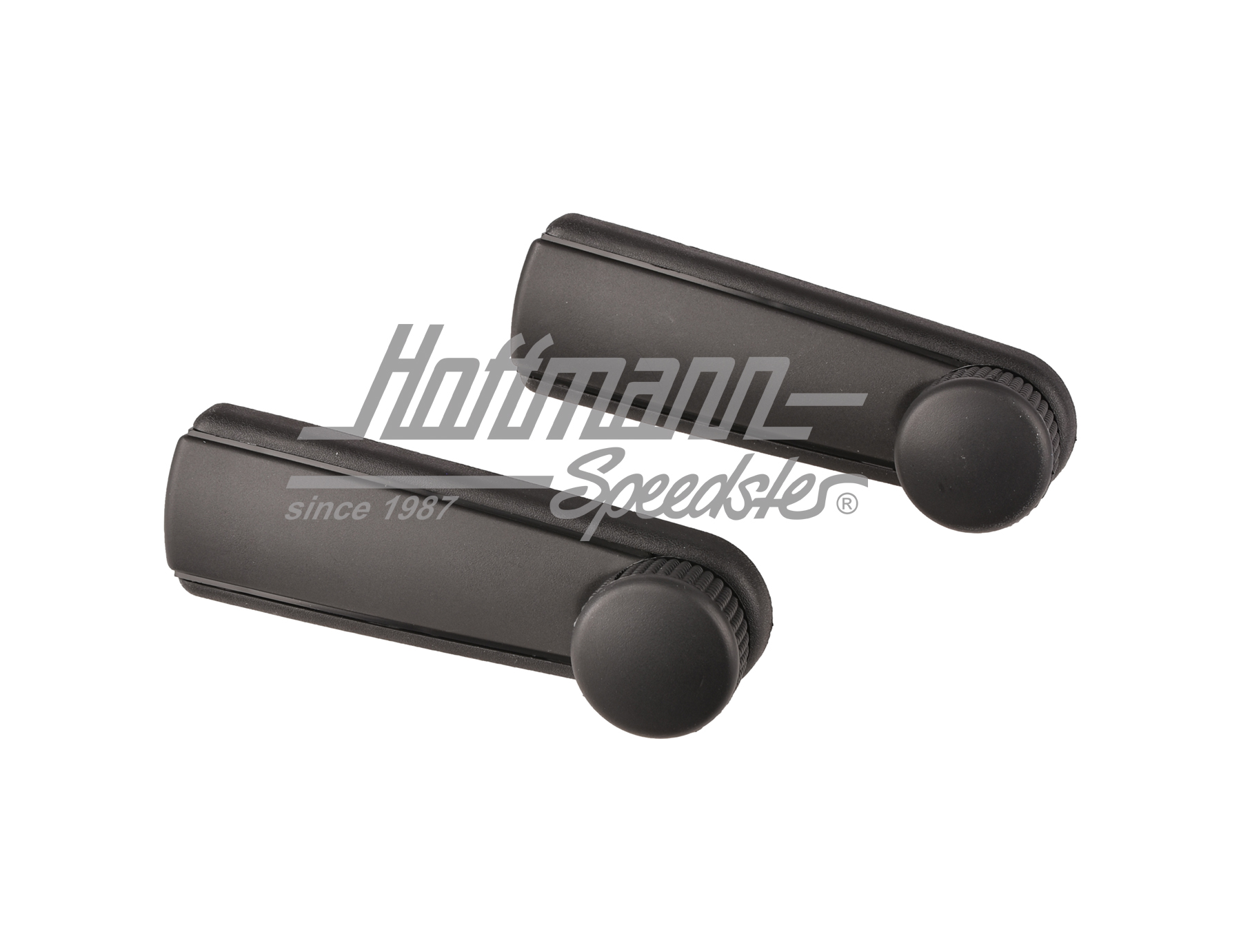 Window winders, Bus T4, 9.90-7.95, black | 357 837 581 | 408-1218
