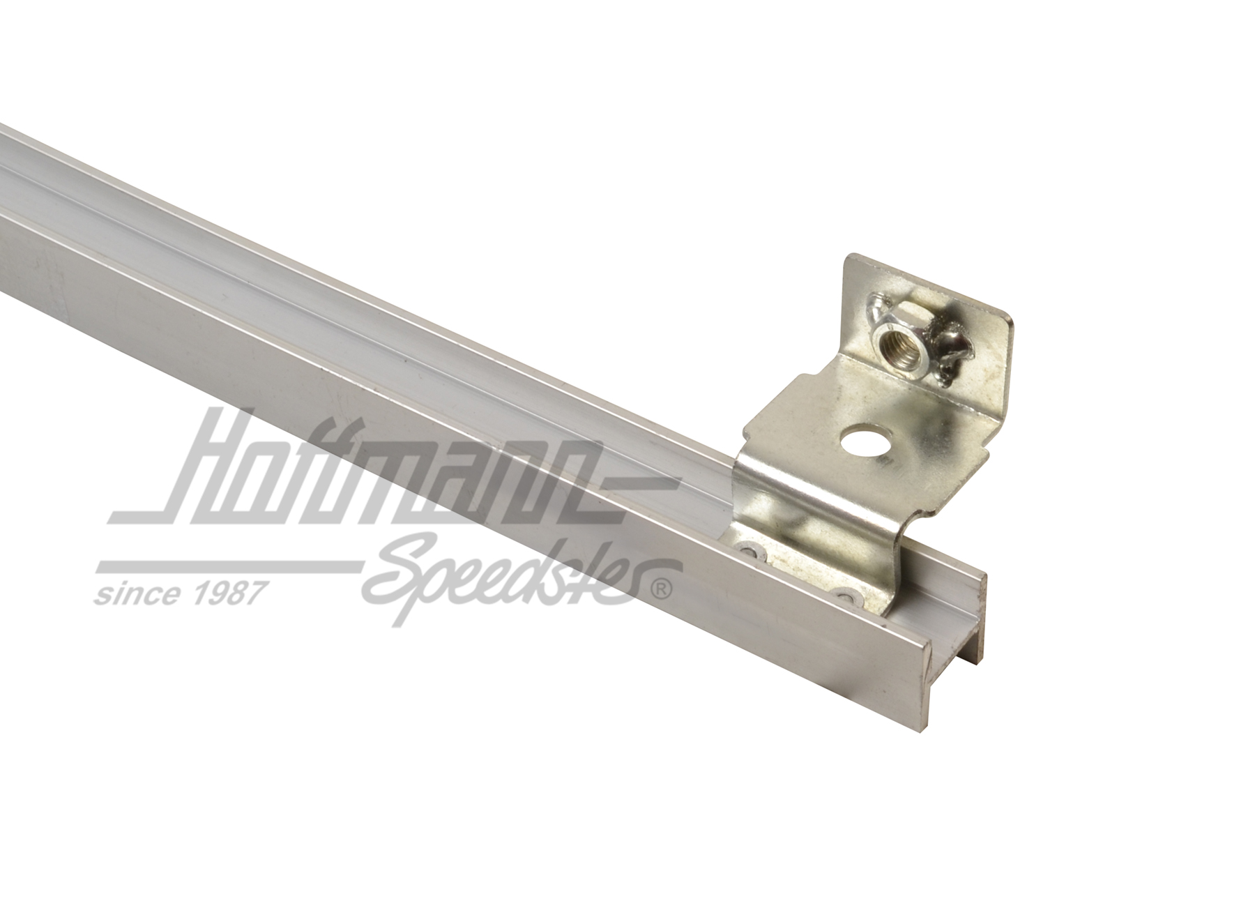 Guide bar, door window/vent window, right, silver                                                   