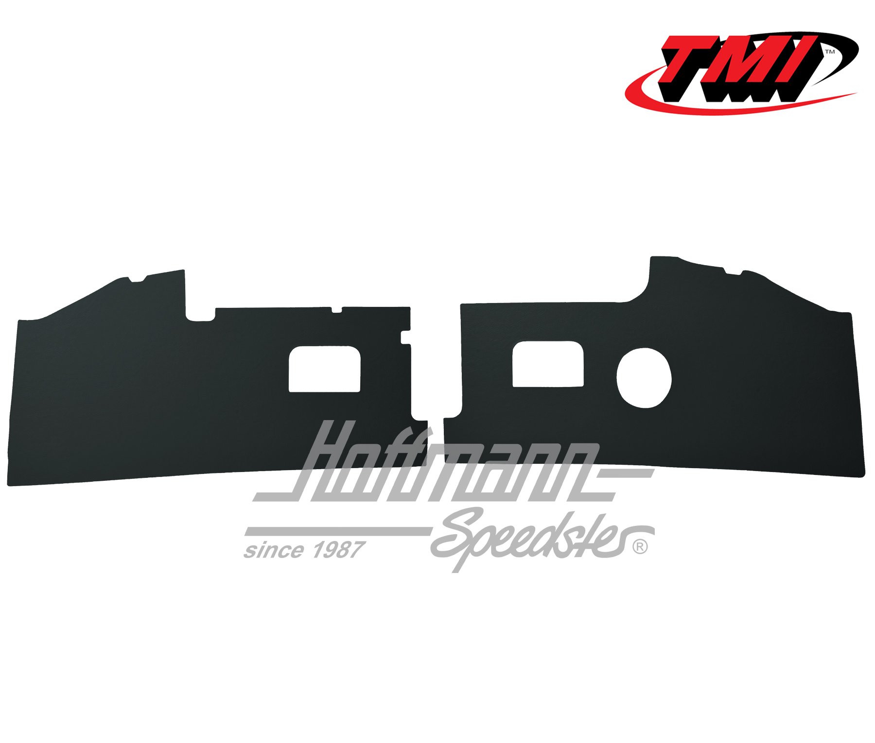 Front wall trims, 8.67-7.70, black | 10-2121-11 | 098-0547-01