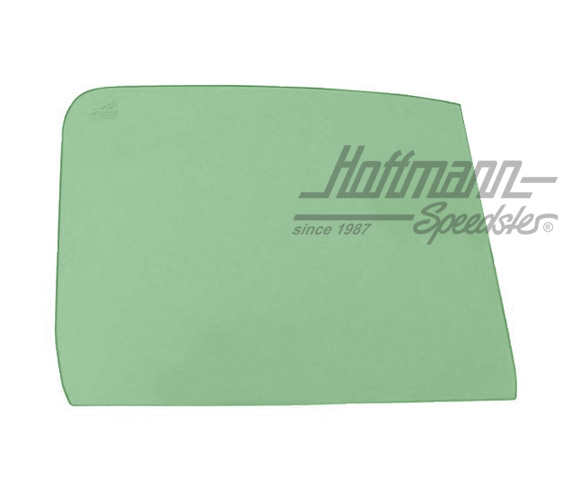 Crank window glass, Sedan, front, 8.64-, green | 111 845 201 F | 020-6032