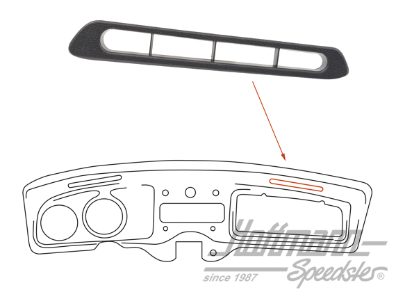 Air nozzle, front, 8.70-, right | 113 819 746 | 020-1865-02
