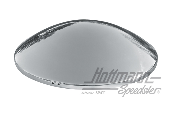 Hub cap, high, smooth, Baby moon, stainless steel | AC 601 761 SS | 010-3609-30