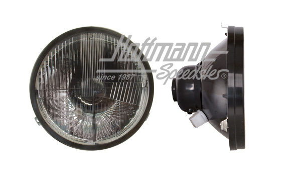 Headlight insert H4, without frame, black | 251 941 105 A SMO | 340-4990-10