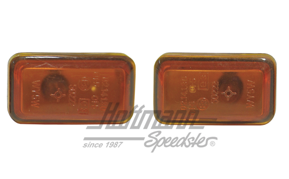 Side turn indicators, Golf/Porsche, yellow | 161 949 117 | 190-4809