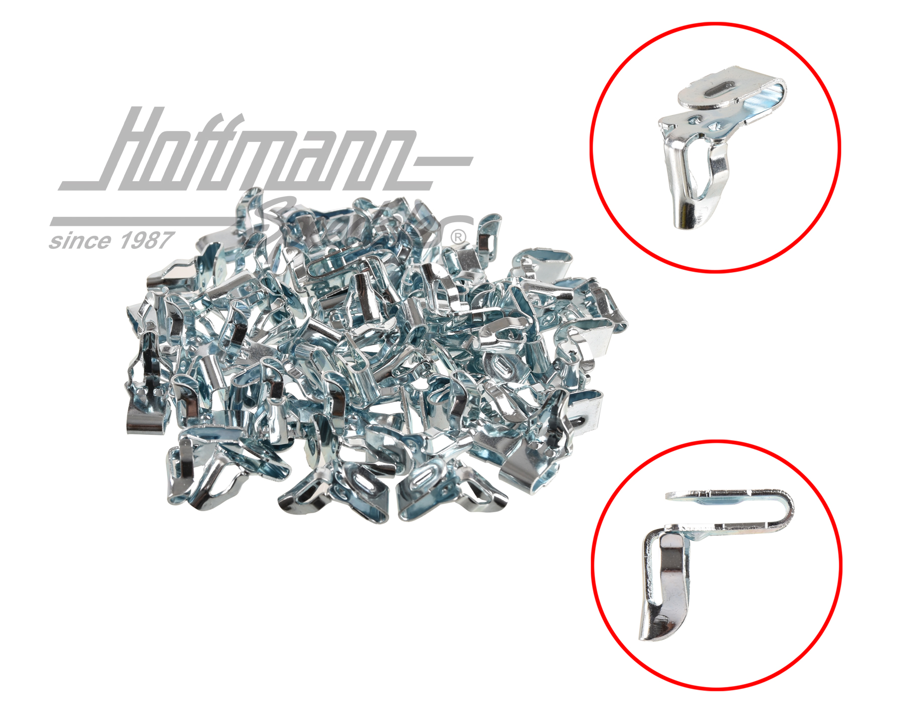 Clip set, door- and side panels | N  014 389 3 | 020-0013-03