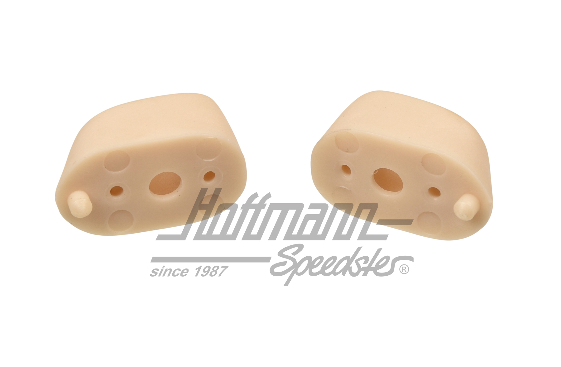 Sun visor clip, 64-67/67-79, ivory white                                                            