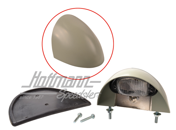 License-plate light, complete, 8.57-7.63 | 111 943 111 B | 020-4475-60