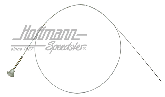 Hood release cable, front, -7.67, long | 343 823 531 AG | 020-4167-04