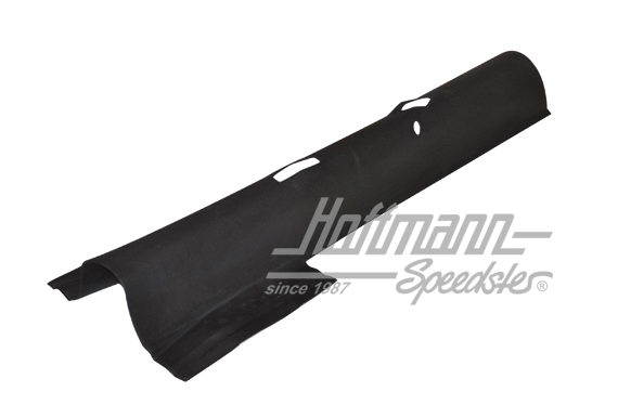 Rubber mat, frame tunnel, 55-59, black                                                              