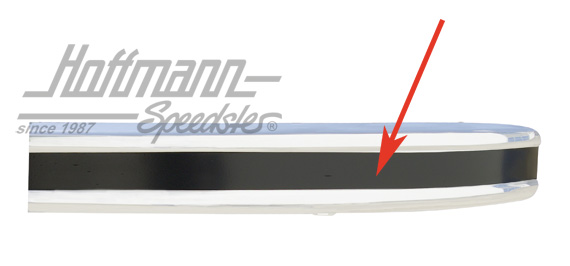 Trim strip, "Mexico" bumper, black | AKL 439 048 | 020-3095