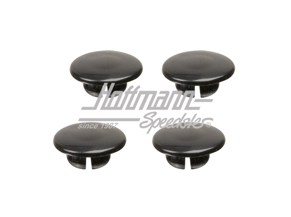 Door-hinge plugs, 4 pieces, black | 311 831 439 A Satz | 020-5269-10