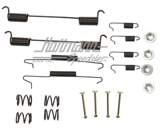 Attachment kit, brake shoes, rear, 8.63-7.70 | --- --- --- | 089-2672-40