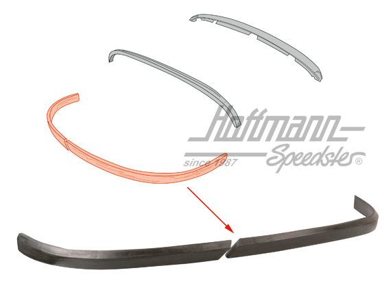 Bow, under rear window, -.67 | 141-911L/R | 060-4100-21