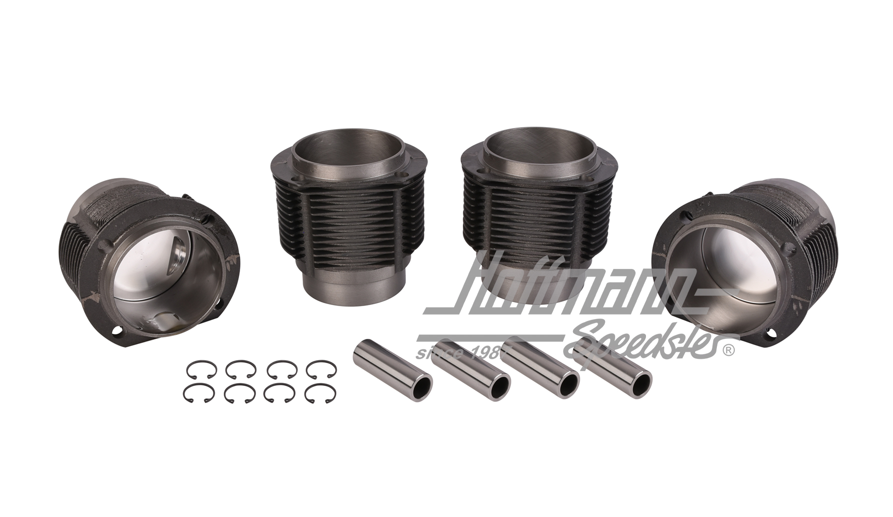 Piston + cylinder set, 1.6, Porsche 356 A/B, 86mm, JE | 008 11 86A JE | 505-0644