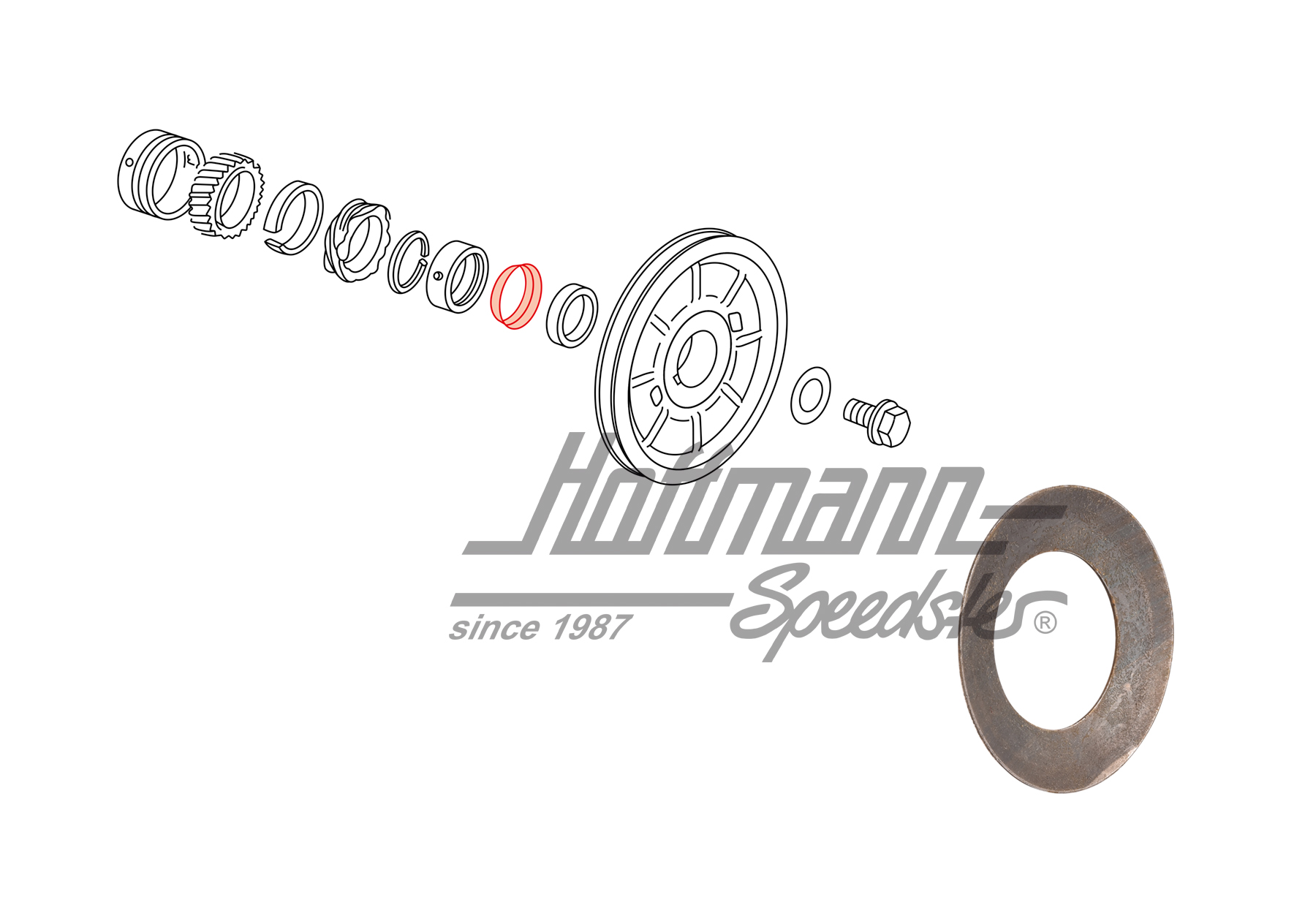 Oil deflector, Bus T3, 1.6, CT-engine | 070 105 241 A | 307-1180-10