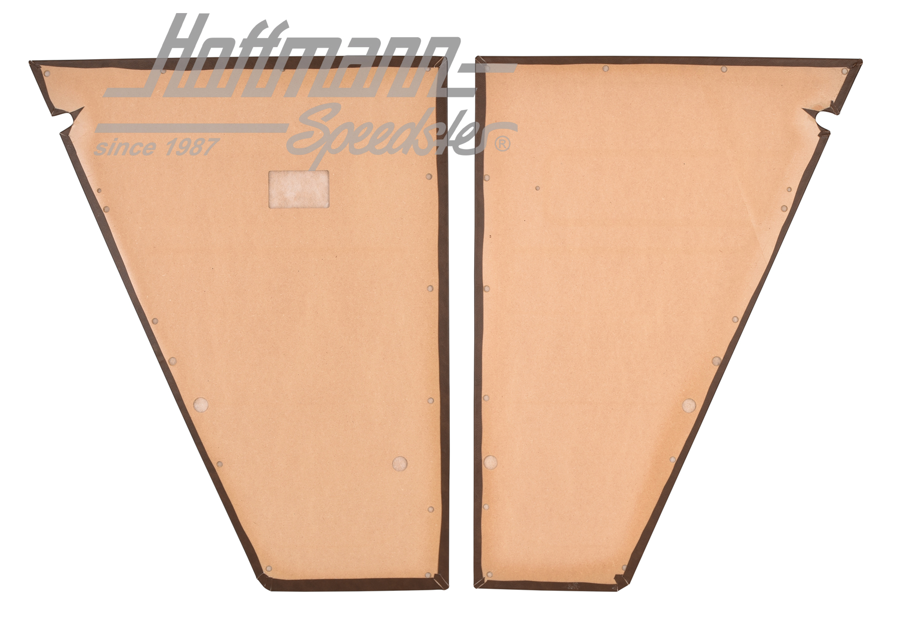 Side panels, rear, 5.79-7.92, brown                                                                 