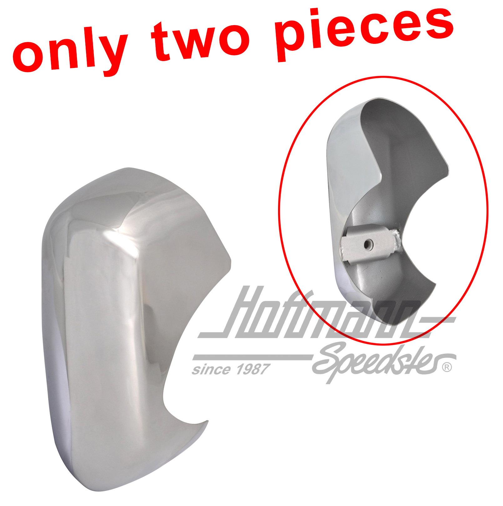 Bumper guard, front left / rear right | 141 707 155 A | 060-6570