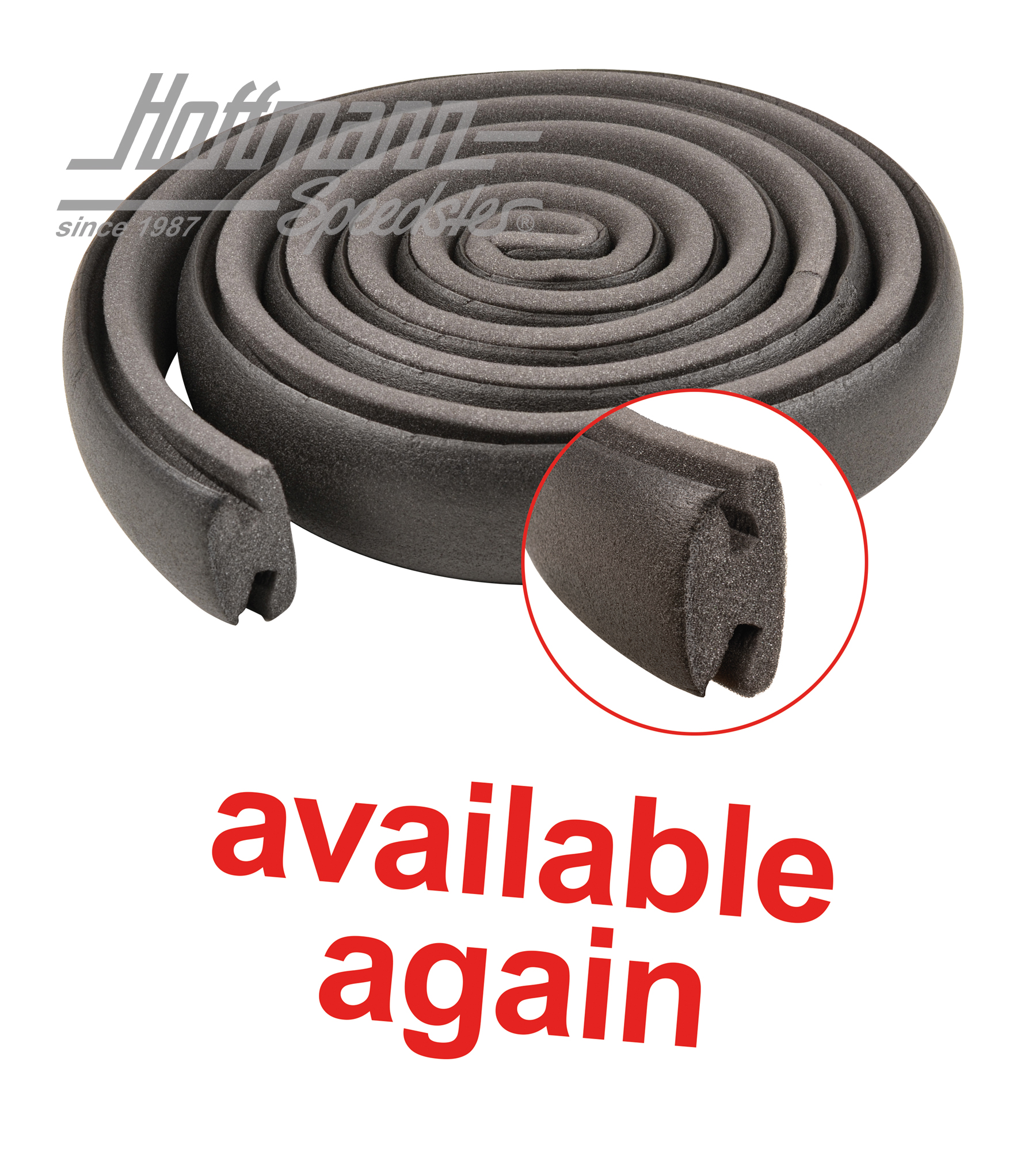 Engine-compartment seal, Bus T2, 71-79, Top Quality | 411 813 225 | 092-0100-04