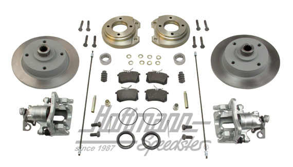 Rear axle disc brake kit, 4-holes/130mm, IRS | BA KER 3 HS | 020-3906