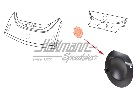 Cover, spare-wheel pan, inner | 111 805 589 | 050-2134-10