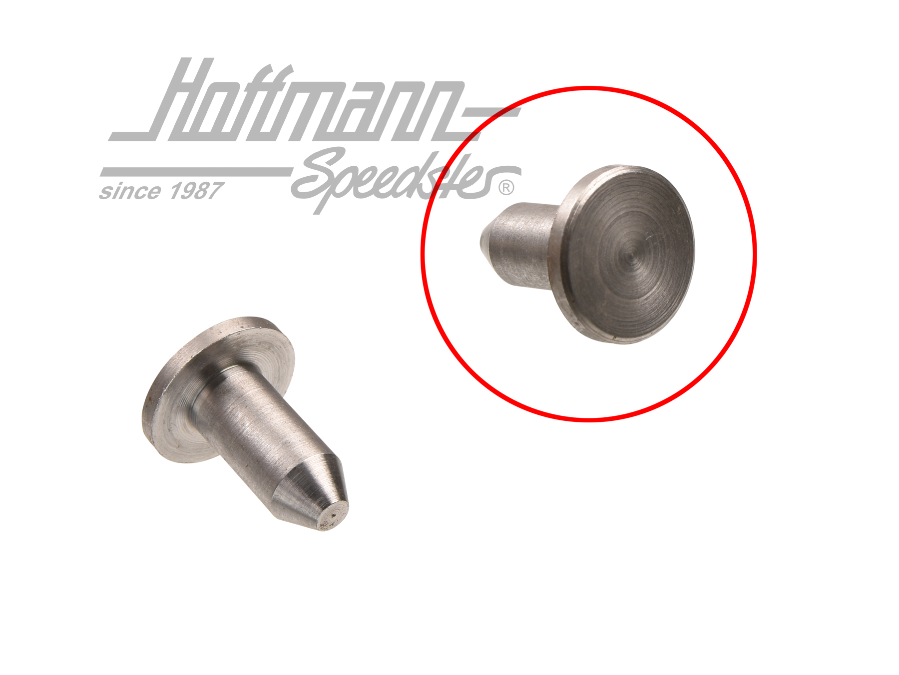 Bolt, bearing block, door stop | 181 809 PIN | 080-2620-10