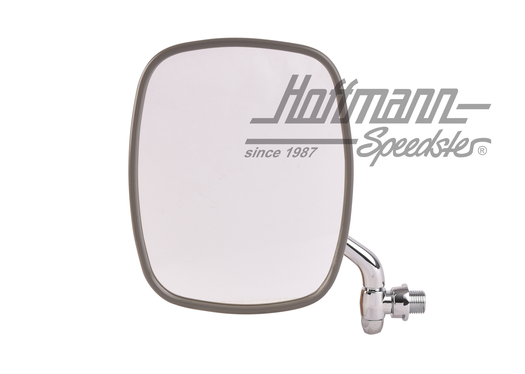 Rear-view mirror, Bus T2, 67-79, stainless steel, left | 211 857 513 FS | 097-1071-10