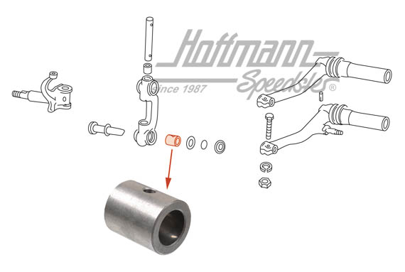 Bushing, link pin, -7.65 | 111 405 395 A | 020-2498-10