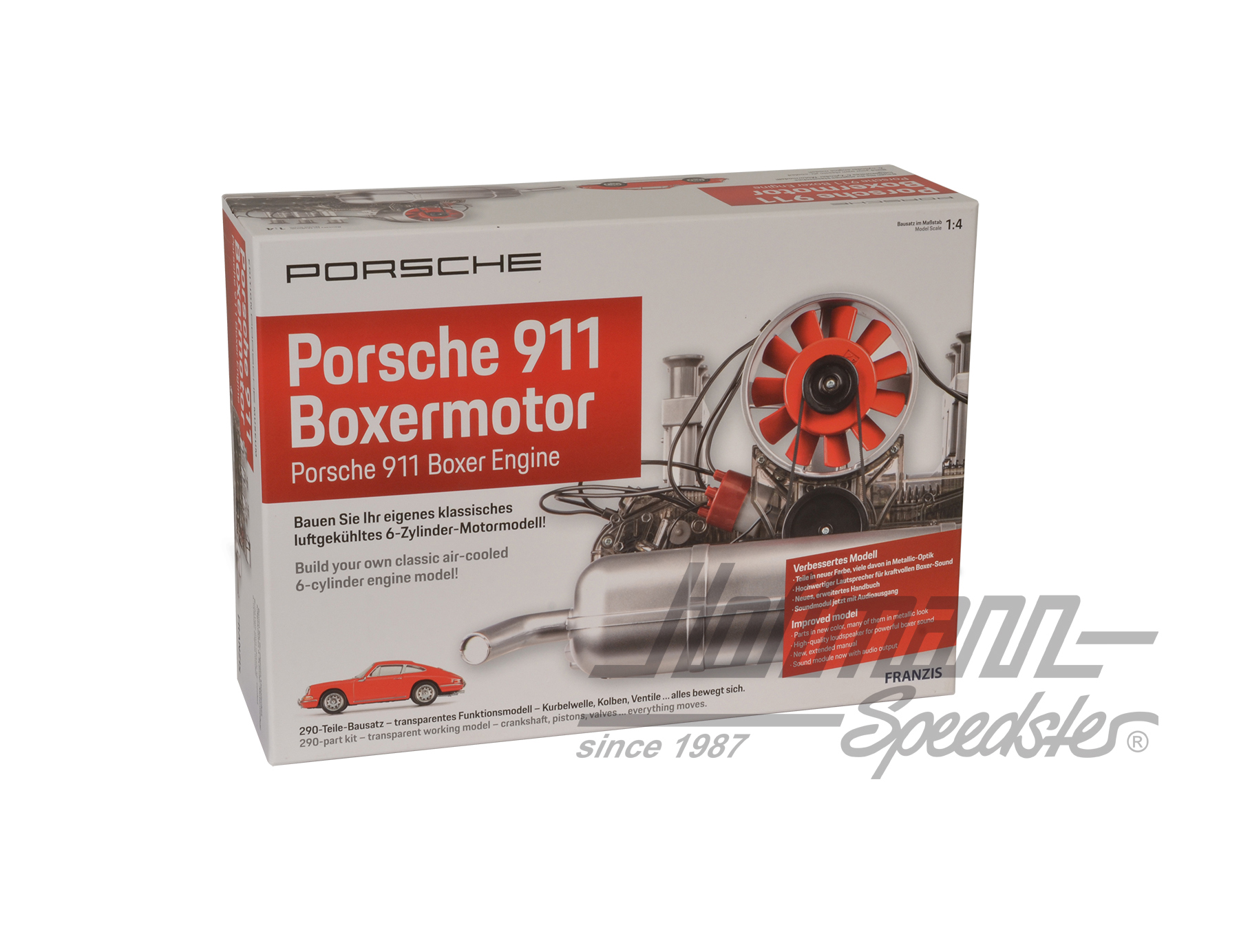 Porsche 911 boxer engine, Model kit | 40 19631 67140-0 | 046-1005