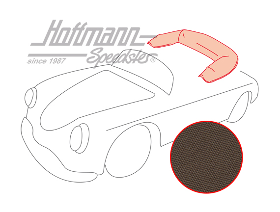 Dust cover, 58-65, Sonnenland, brown                                                                