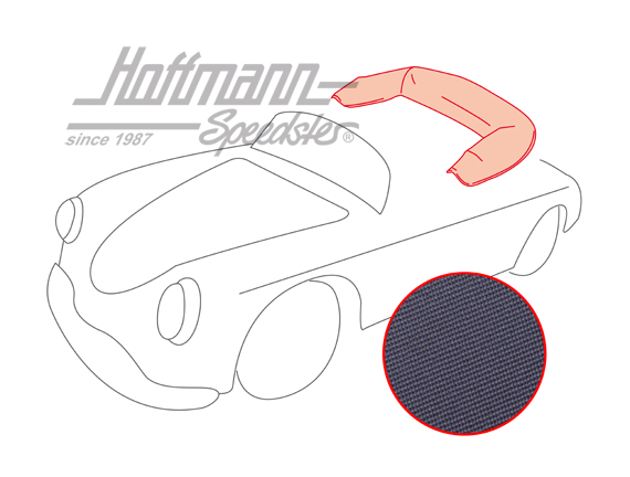 Dust cover, 58-65, Sonnenland, blue                                                                 