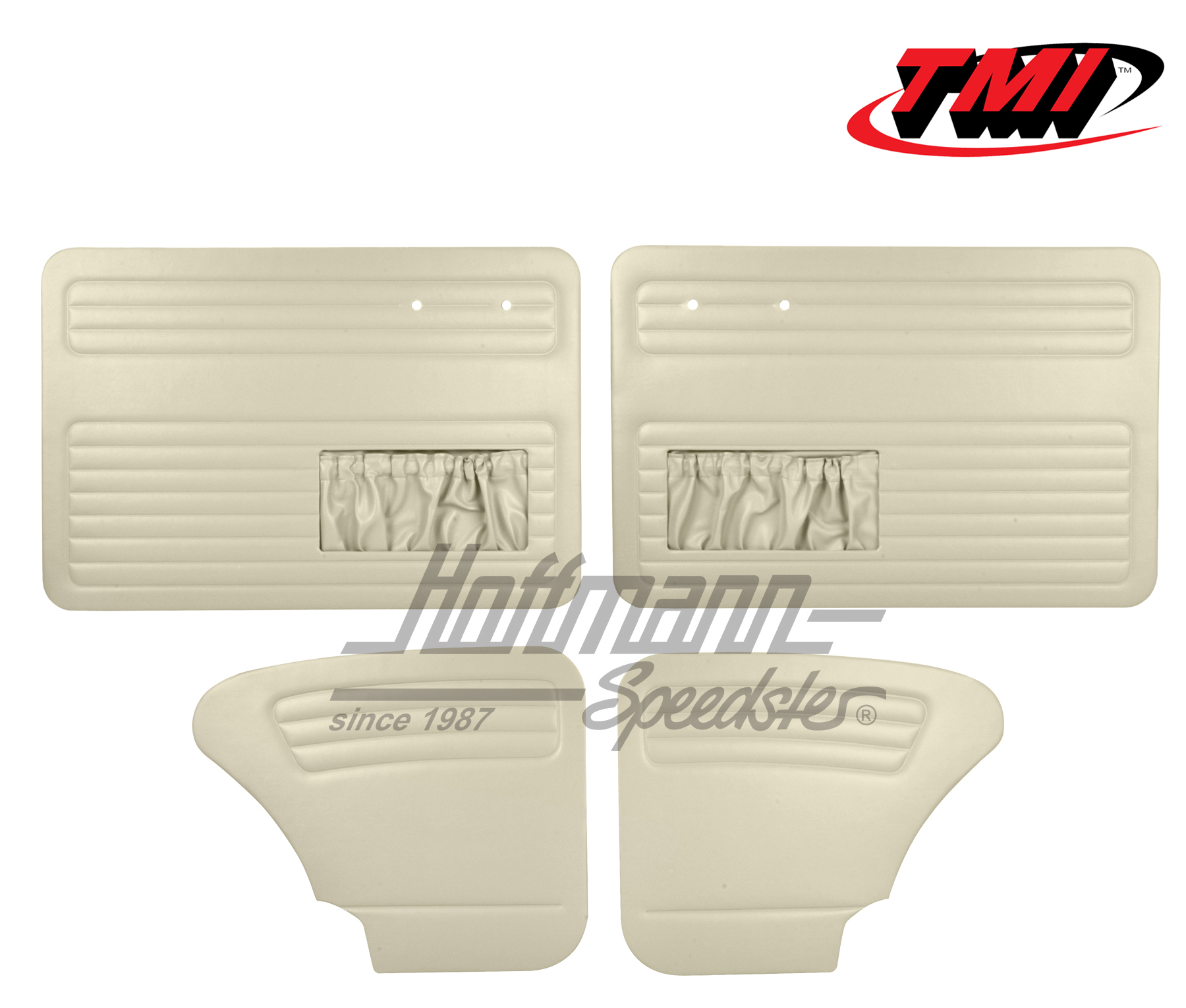 Door panels, Beetle Sedan, 64-66, off-white | 10-1128-15 | 055-7514