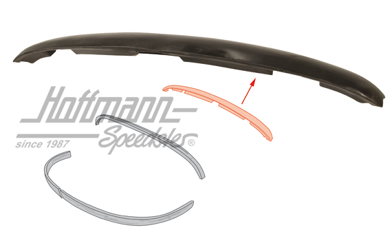 Front header bow, Karmann Ghia, -11.68 (wood) | 141 871 503 | 060-4100