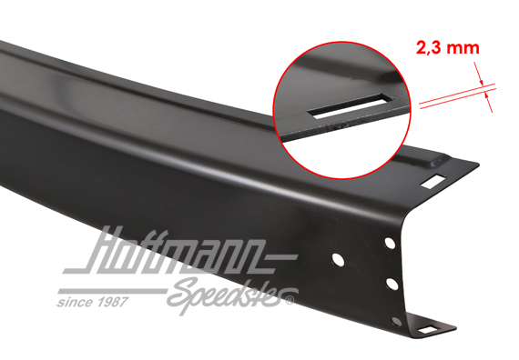 Bumper, front, black, Bus T3, .79-, Top Quality | 251 807 111 HD | 370-2005-10