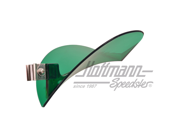 Eddy deflector "Wirbulator", front window, green                                                    