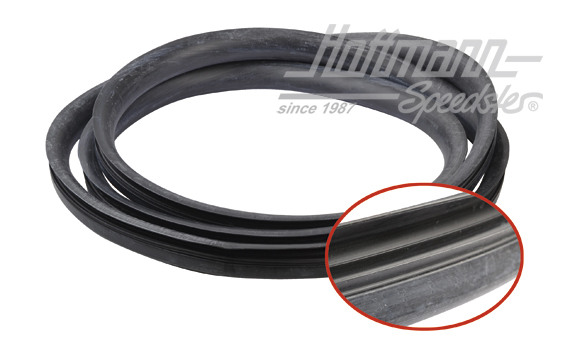 Rear window seal, Type 3, without groove | 315 845 521 BL | 069-8022