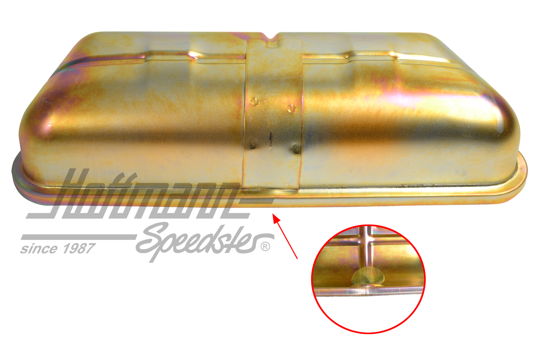 Valve cover, 356 A/B/C, 912, ventilated | 616 104 043 01 | 505-0898-10