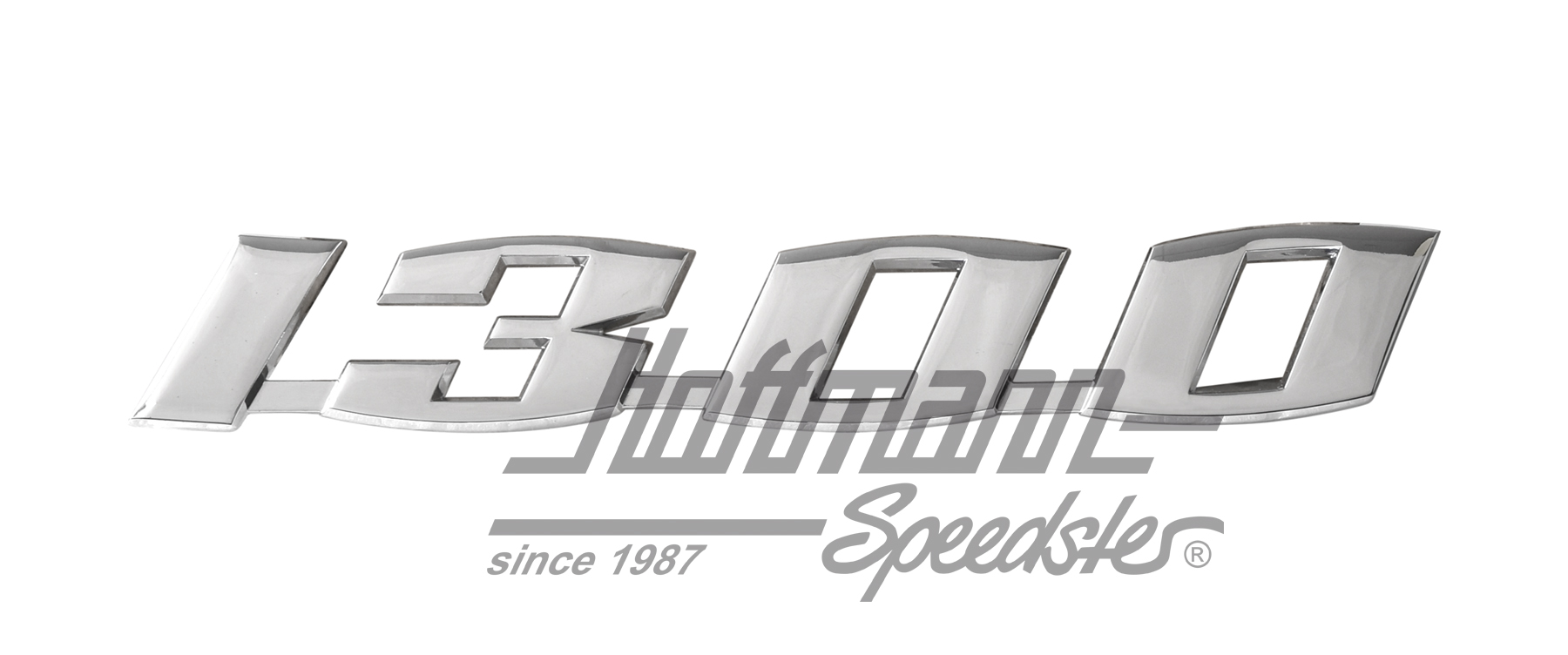 Emblem "1300", 15.5 x 2.5 cm, chromed | 113 853 687 | 020-6067-01