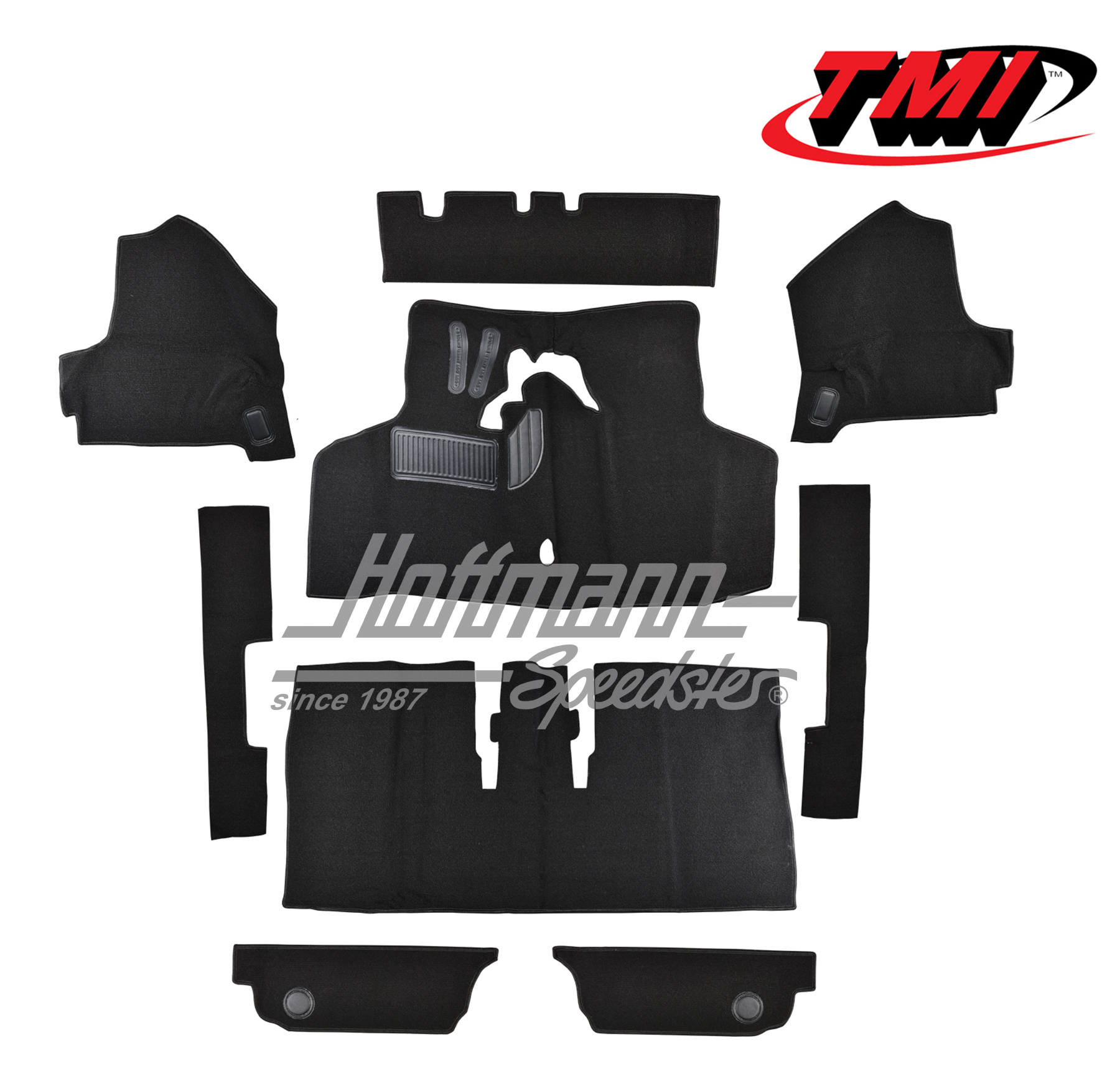 Carpet kit, Type 3, 4.61-7.67, black | 34-F3029-301 | 069-9660