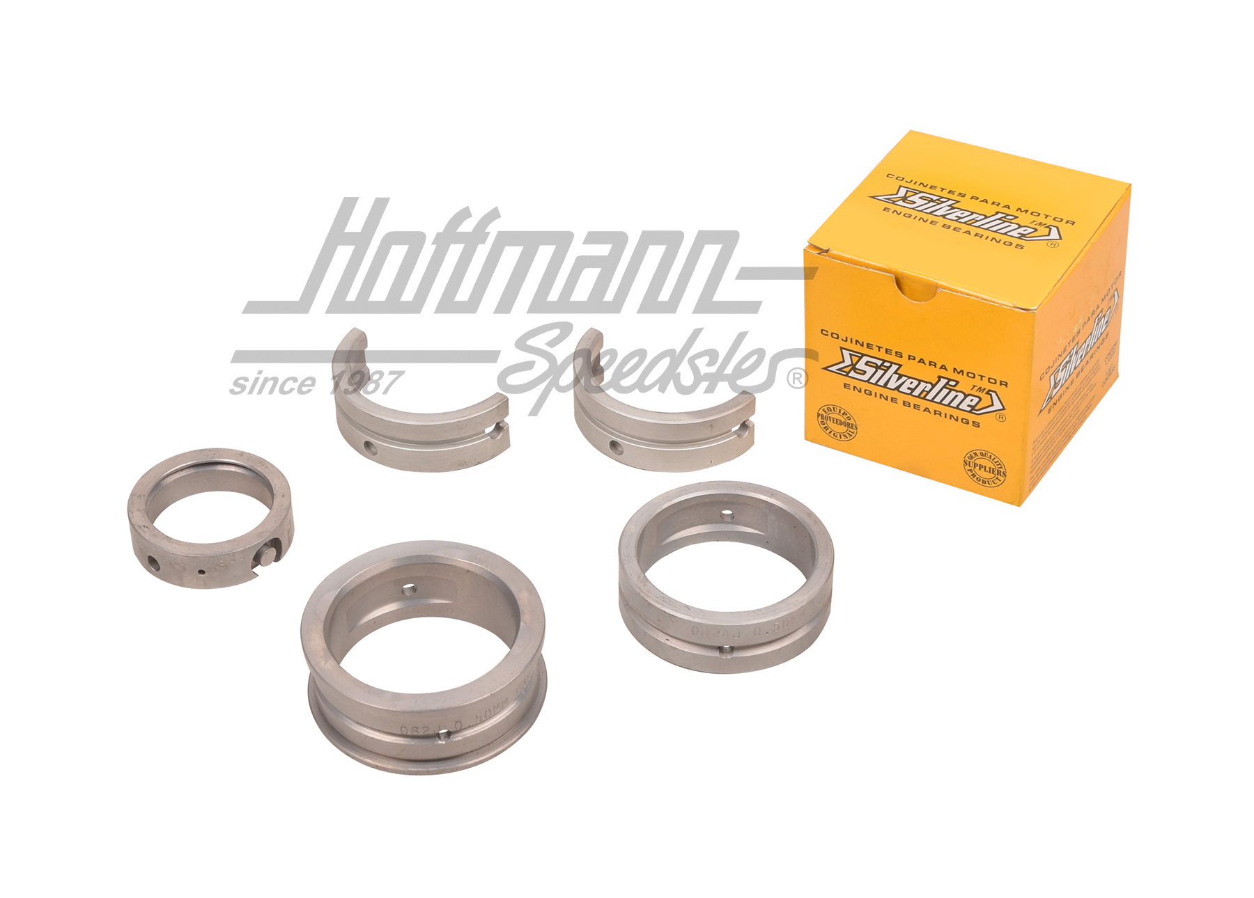 Main bearing set, 1.50/0.50/thrust 20mm, steel | 111 198 495 60 | 010-0141-64