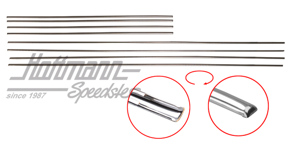 Scraper mouldings, 8-pieces, 10.52-7.64 | 151 898 500 M | 020-5059