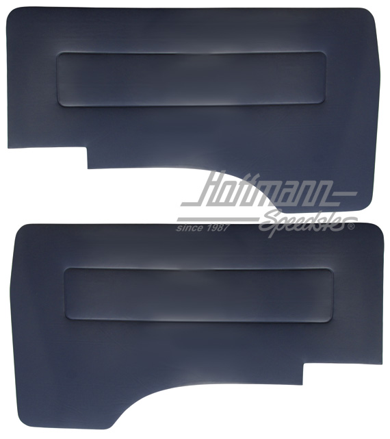 Door panels, front, Bus T3, black | 251 898 320 | 360-1150