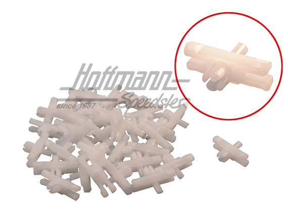 Moulding clips, 8.66- (34 pieces) | 113 853 585 C | 020-2078
