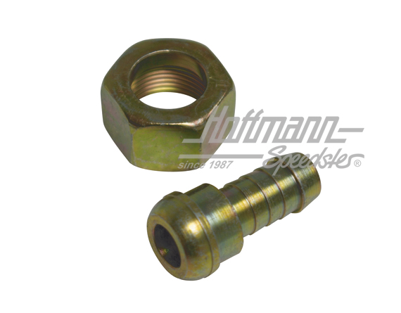 Fling on nut and nipple for inner thread 1/2" | 8034..1310 + 8010..1000 | 020-0421