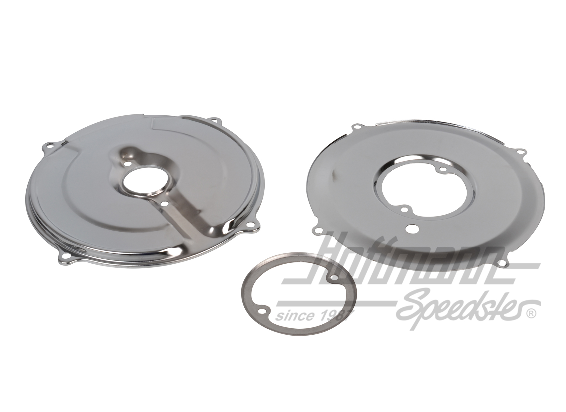 Backing-plate kit, 3-piece, chromed                                                                 