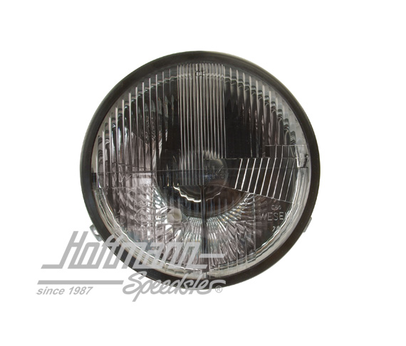 Headlight insert H4, without frame, black                                                           