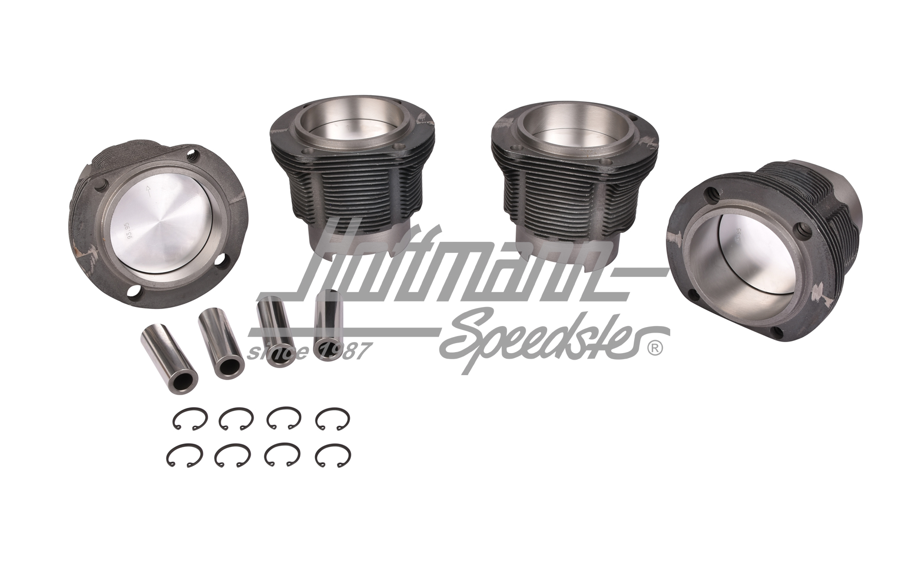 Piston + cylinder set, 94x71mm-78mm, 2.0 (flat) | VW9400T4E | 092-0683